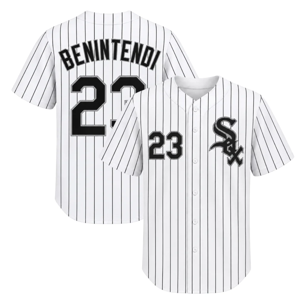 Andrew Benintendi White Sox Home Jersey Stunning Pinstripe