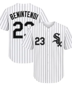 Andrew Benintendi White Sox Home Jersey Stunning Pinstripe