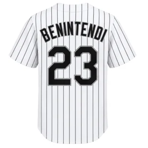 Andrew Benintendi White Sox Home Jersey Stunning Pinstripe