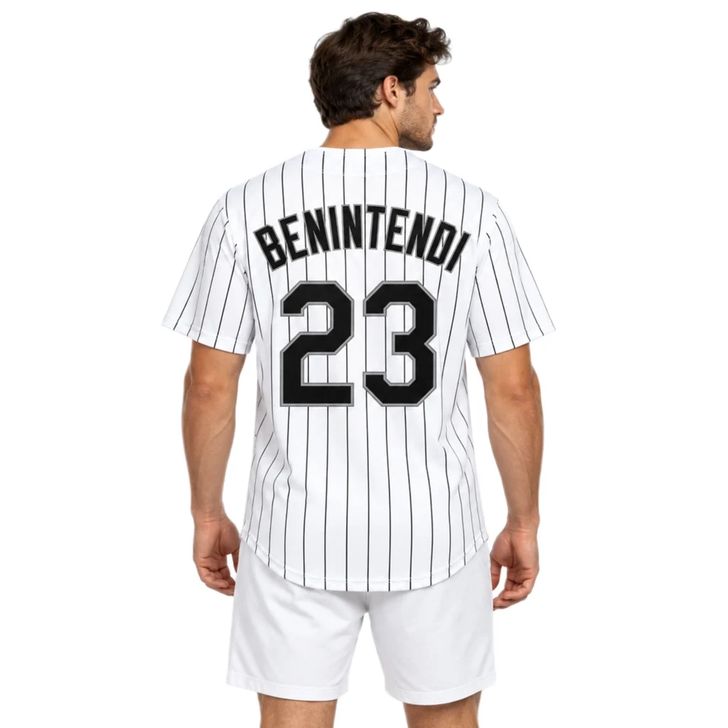 Andrew Benintendi White Sox Home Jersey Stunning Pinstripe