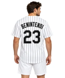 Andrew Benintendi White Sox Home Jersey Stunning Pinstripe