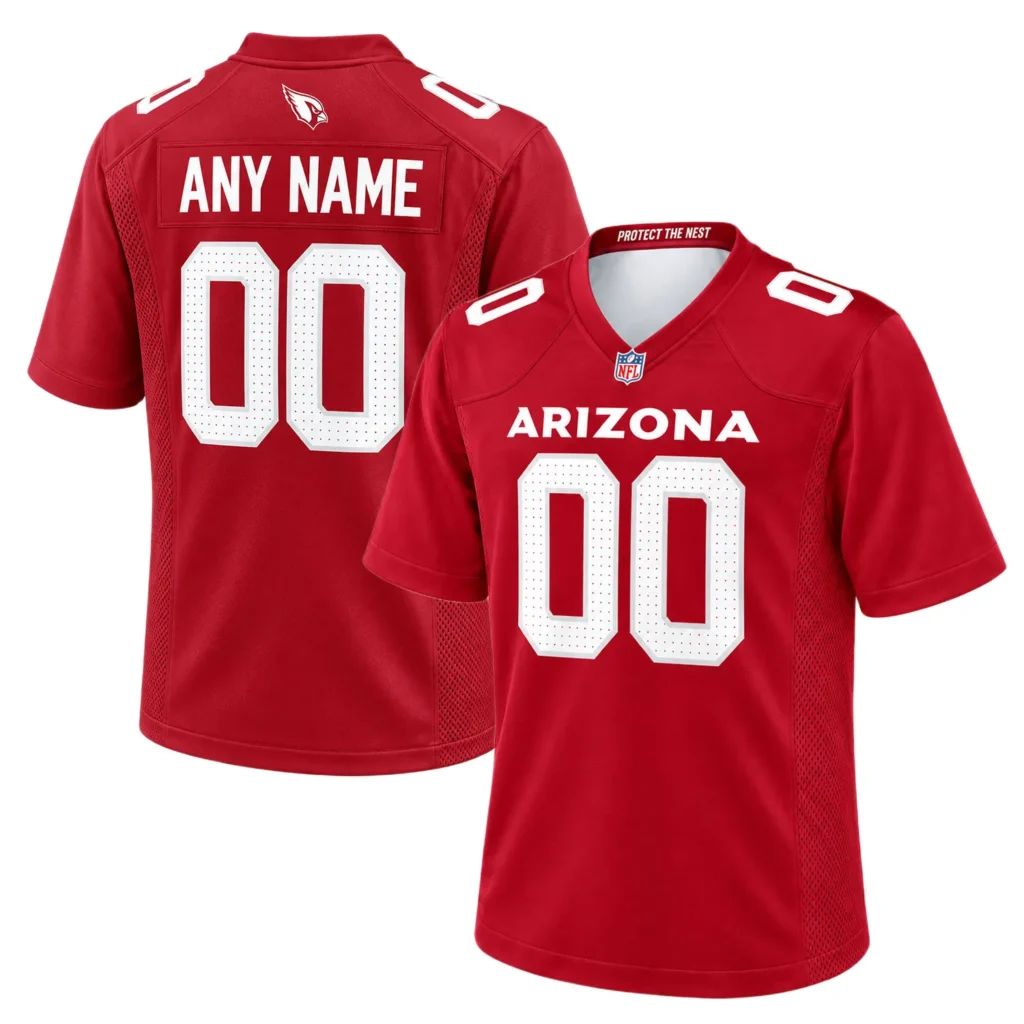 Arizona Cardinals Home Jersey 2026 Custom Player Bold NFL baseball Style