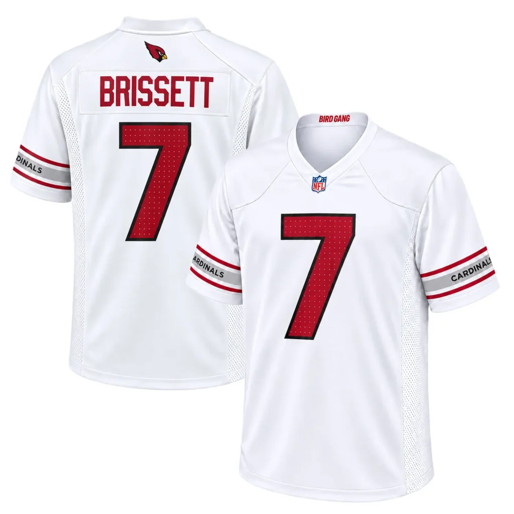 Arizona Cardinals Jacoby Brissett White Jersey 2026 Elite NFL Apparel