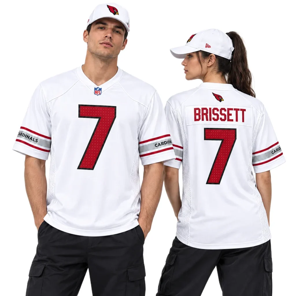 Arizona Cardinals Jacoby Brissett White Jersey 2026 Elite NFL Apparel