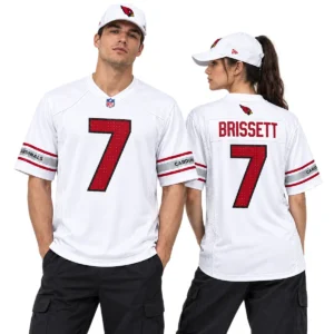 Arizona Cardinals Jacoby Brissett White Jersey 2026 Elite NFL Apparel