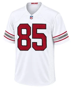 Arizona Cardinals Trey McBride White Jersey Bold NFL Basball Style
