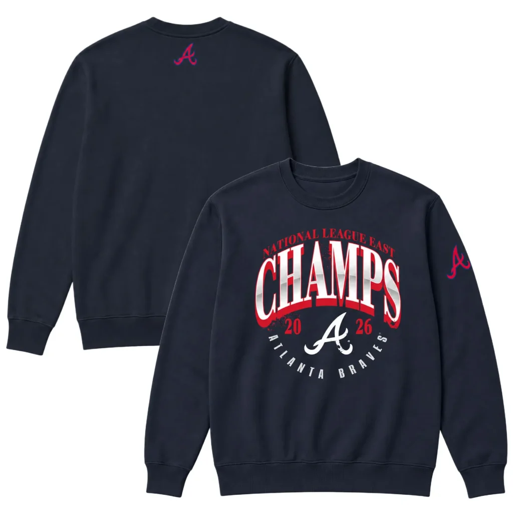 Atlanta Braves 2026 Champions Crewneck Vibrant MLB baseball Style
