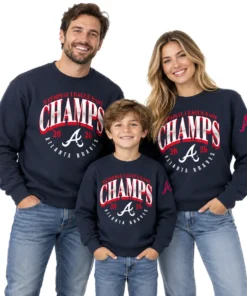 Atlanta Braves 2026 Champions Crewneck Vibrant MLB baseball Style