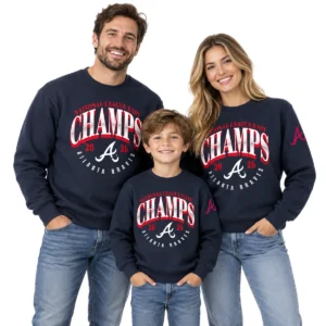 Atlanta Braves 2026 Champions Crewneck Vibrant MLB baseball Style