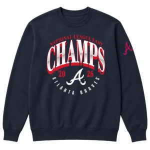 Atlanta Braves 2026 Champions Crewneck Vibrant MLB baseball Style