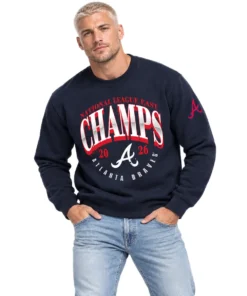 Atlanta Braves 2026 Champions Crewneck Vibrant MLB baseball Style