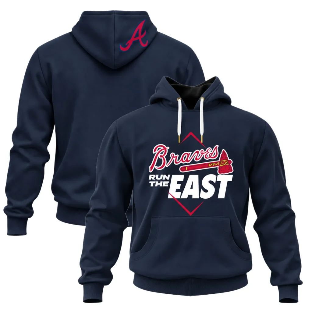 Atlanta Braves 2026 Champions Hoodie Elite NL East Division MLB