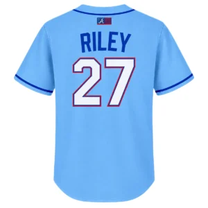 Atlanta Braves Austin Riley Blue Jersey 2026 Dynamic