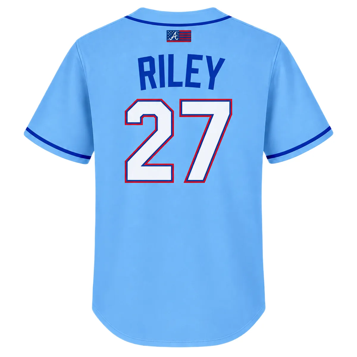 Atlanta Braves Austin Riley Blue Jersey 2026 Dynamic