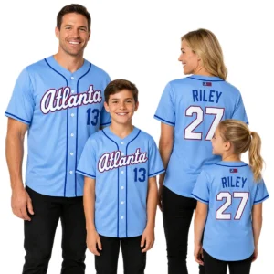 Atlanta Braves Austin Riley Blue Jersey 2026 Dynamic