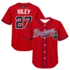 Atlanta Braves Austin Riley Red Jersey Bold MLB Style