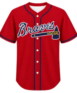 Atlanta Braves Austin Riley Red Jersey Bold MLB Style