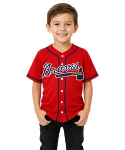 Atlanta Braves Austin Riley Red Jersey Bold MLB Style
