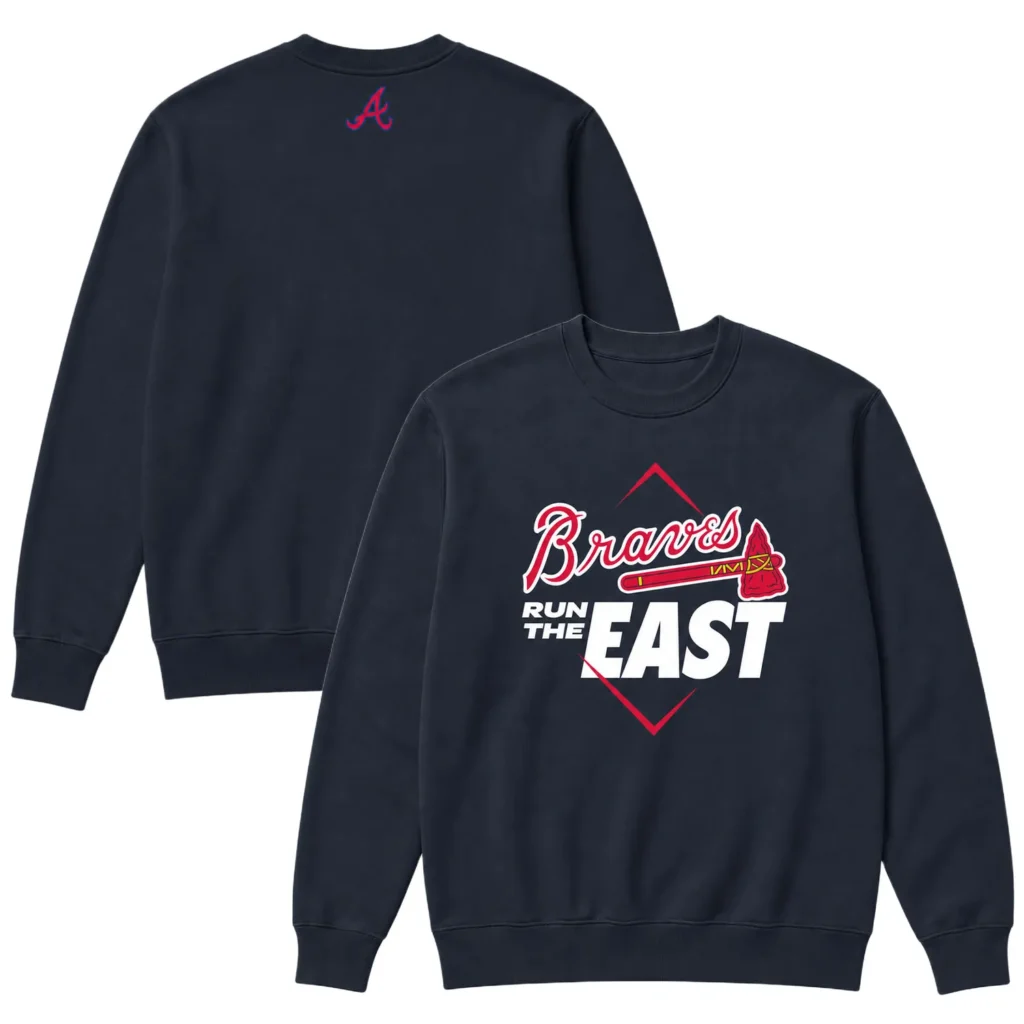 Atlanta Braves Champions Sweatshirt Bold Navy 2026 NL East Division