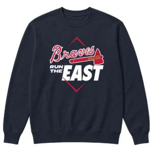 Atlanta Braves Champions Sweatshirt Bold Navy 2026 NL East Division