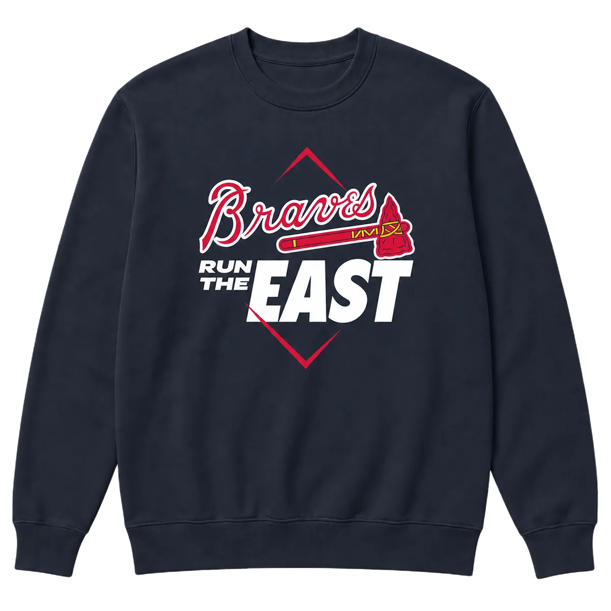 Atlanta Braves Champions Sweatshirt Bold Navy 2026 NL East Division
