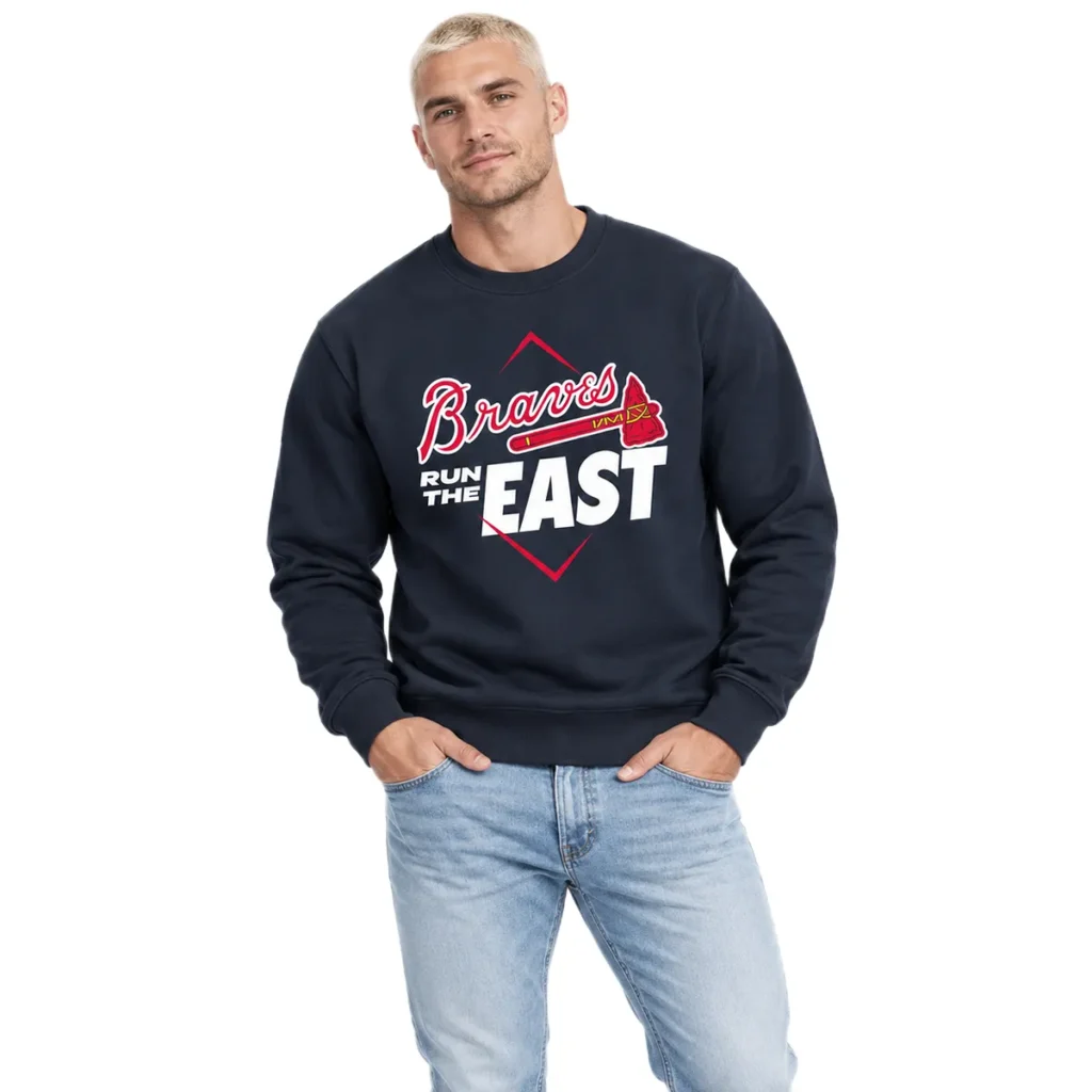 Atlanta Braves Champions Sweatshirt Bold Navy 2026 NL East Division