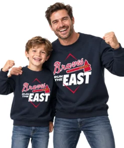 Atlanta Braves Champions Sweatshirt Bold Navy 2026 NL East Division