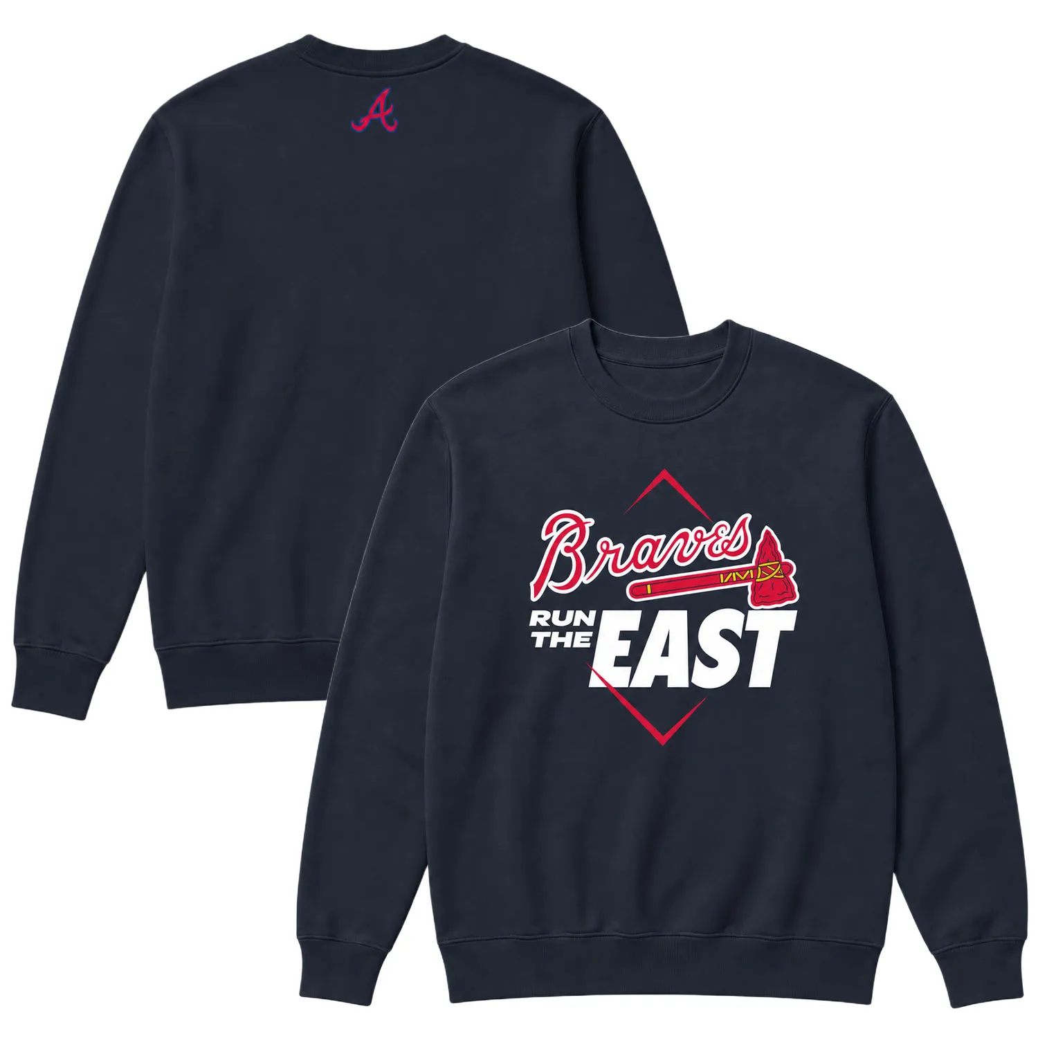 Atlanta Braves Champions Sweatshirt Bold Navy 2026 NL East Division