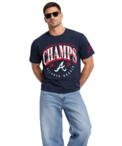 Atlanta Braves Champions T-Shirt Bold Navy 2026 NL East Division