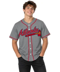 Atlanta Braves Matt Olson Gray Jersey 2026 Elite MLB Road Style