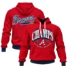 Atlanta Braves red Champions Hoodie 2026 NL East Division Elite