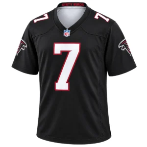 Atlanta Falcons Bijan Robinson Black Throwback Jersey – Elite Running Back Style
