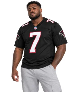 Atlanta Falcons Bijan Robinson Black Throwback Jersey – Elite Running Back Style