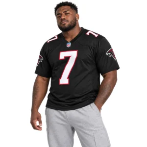 Atlanta Falcons Bijan Robinson Black Throwback Jersey – Elite Running Back Style