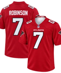 Atlanta Falcons Bijan Robinson Red Jersey – Ultimate Player Pride