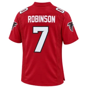 Atlanta Falcons Bijan Robinson Red Jersey – Ultimate Player Pride