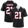 Atlanta Falcons Deion Sanders Black Jersey – Elite 7XL