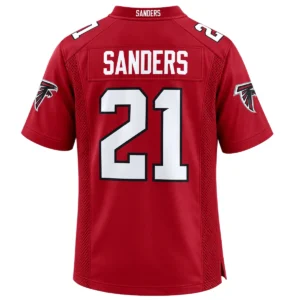 Atlanta Falcons Deion Sanders Red Jersey – Bold Player 7XL