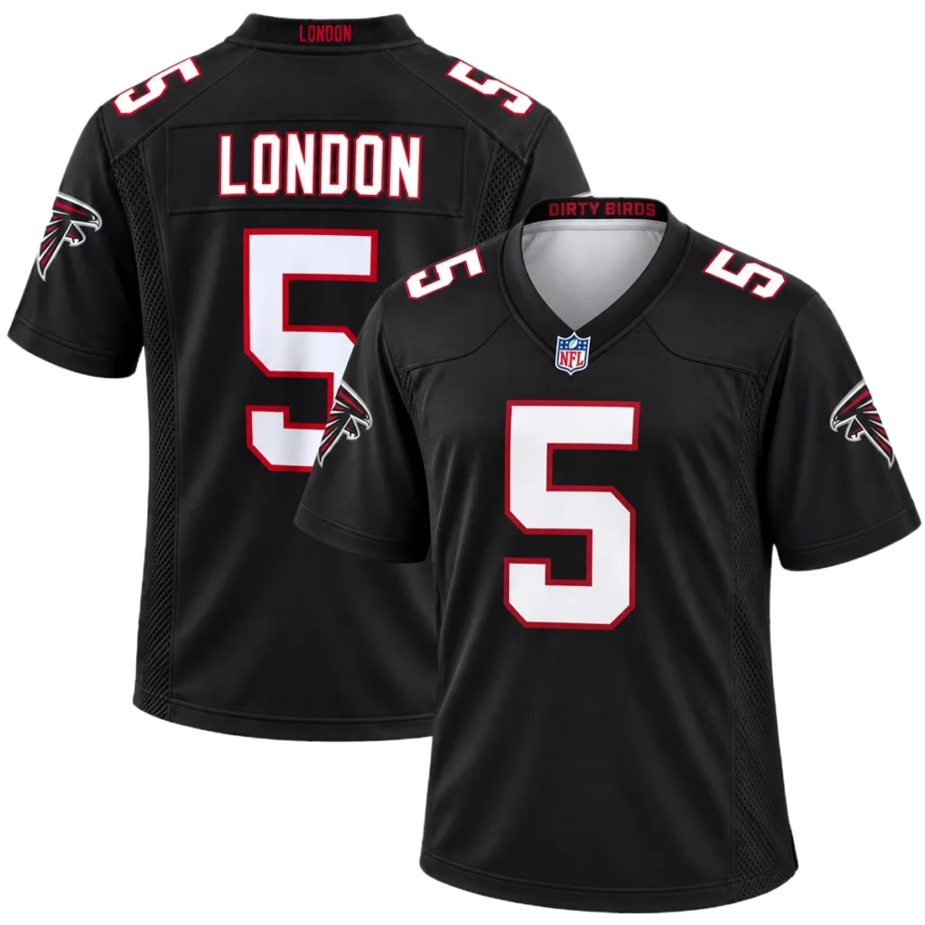 Atlanta Falcons Drake London Black Alternate Jersey – Ultimate Player Pride