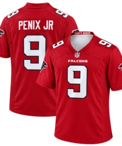 Atlanta Falcons Michael Penix Jr Red Jersey – Legendary Player Edition