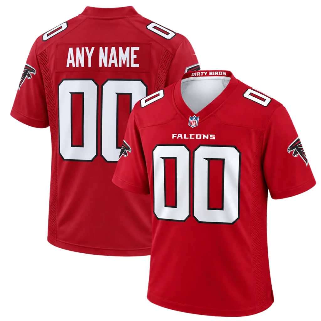 Atlanta Falcons Red Home Custom Jersey – Bold Fan Style