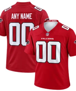Atlanta Falcons Red Home Custom Jersey – Bold Fan Style