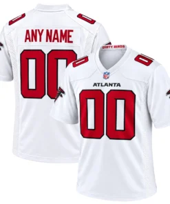 Atlanta Falcons White Custom Game Jersey – Epic Game Day Style