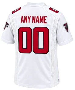 Atlanta Falcons White Custom Game Jersey – Epic Game Day Style