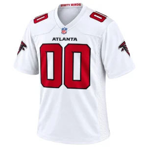 Atlanta Falcons White Custom Game Jersey – Epic Game Day Style