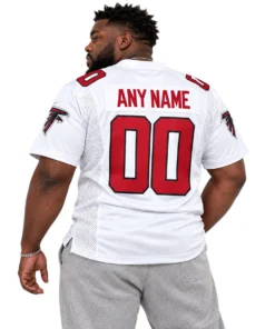 Atlanta Falcons White Custom Game Jersey – Epic Game Day Style