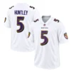 Baltimore Ravens Tyler Huntley Away Jersey Elite White Style