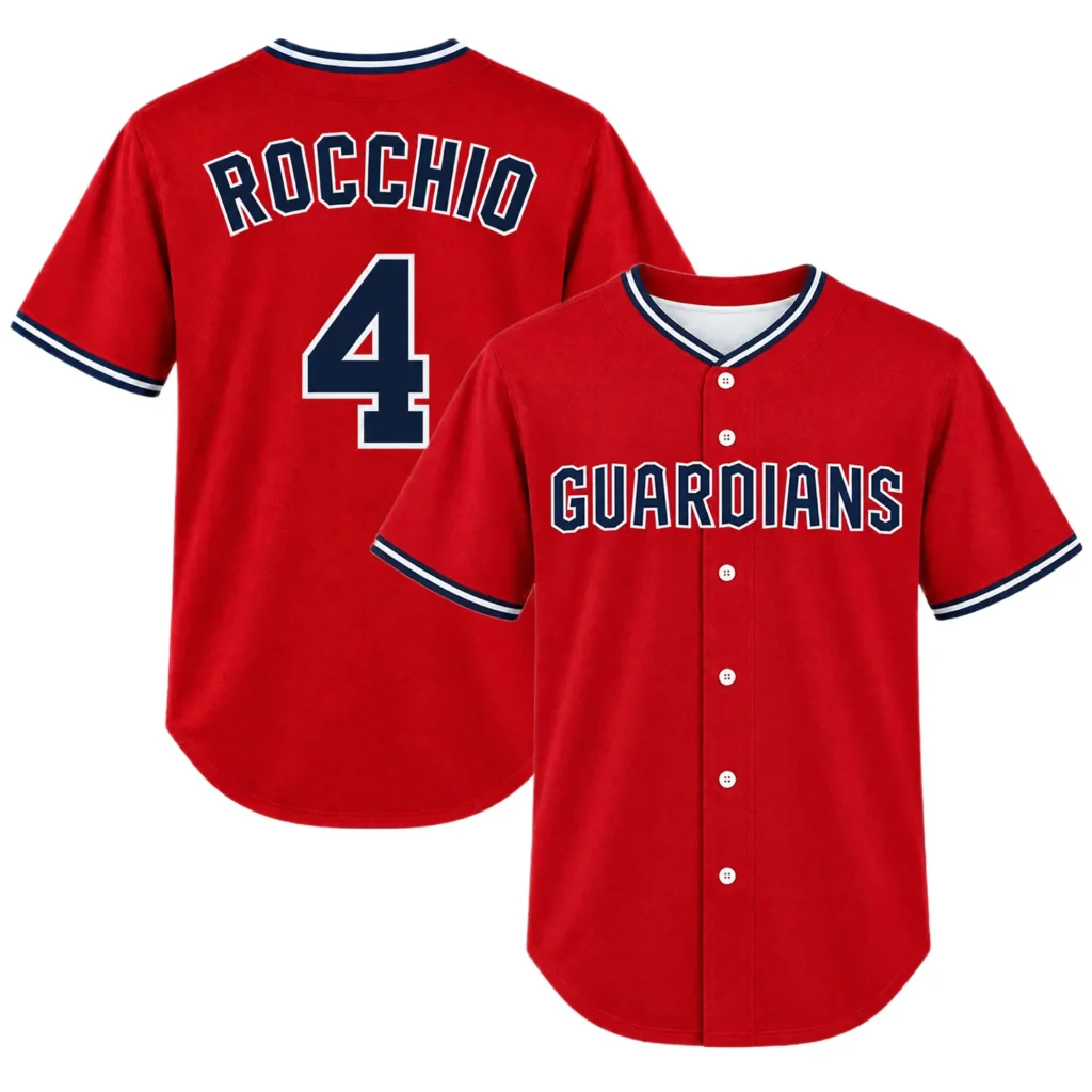 Brayan Rocchio Men's Guardians Jersey Red Elite