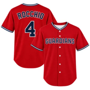 Brayan Rocchio Men's Guardians Jersey Red Elite