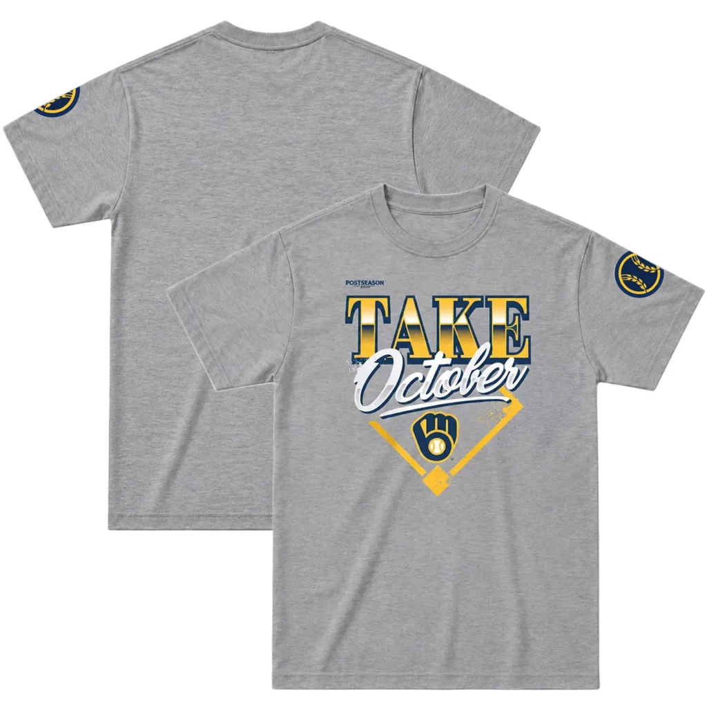 Brewers 2026 Champions Division Series Tshirt - Bold MLB Locker Room Fan Wear
